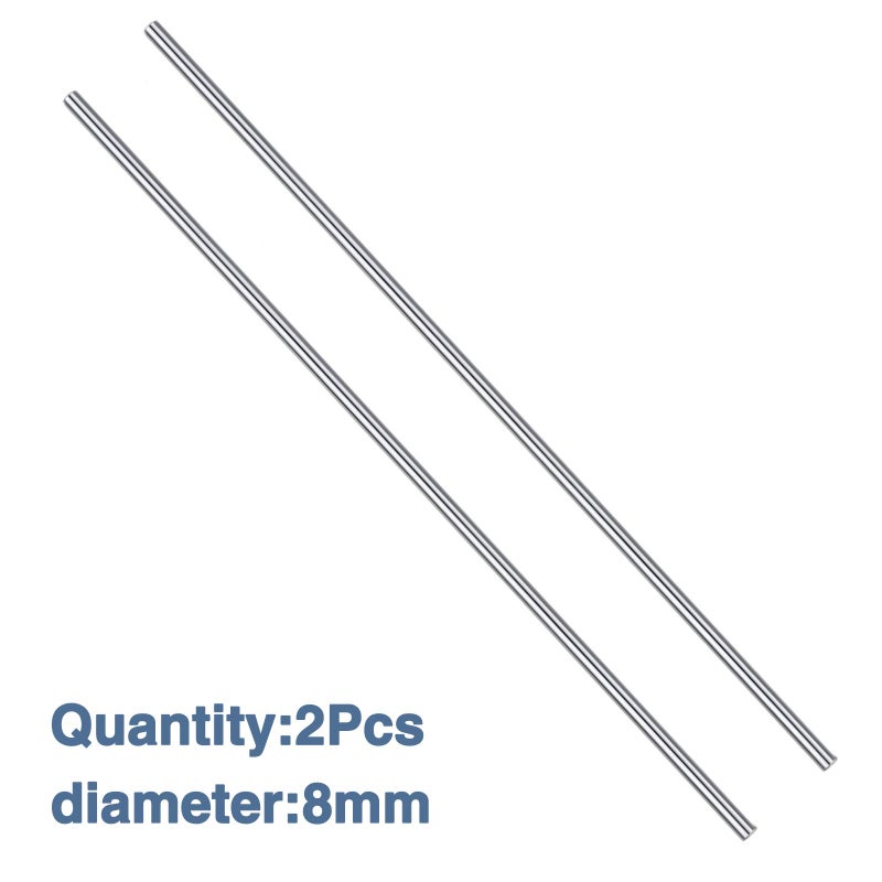 nn 2PCS 8mmX300mm Linear Motion Rod Shaft Guide Diameter 8mm for DIY Craft Tool - Image 2